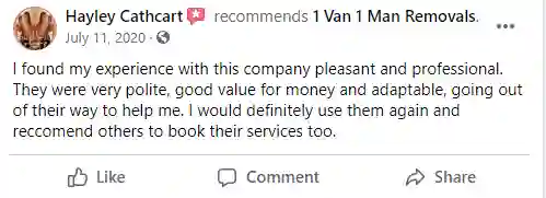 Removal company review