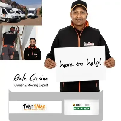 Dale Gosine, founder of 1 Van 1 Man Removals, York