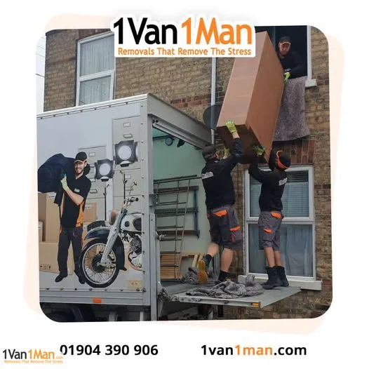 Man with a van York service assisting with a home move in the city centre