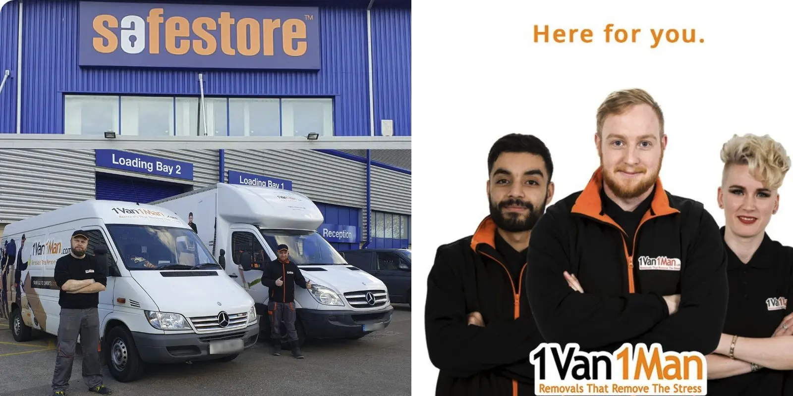 Professional movers in York dismantling furniture and loading a removal van