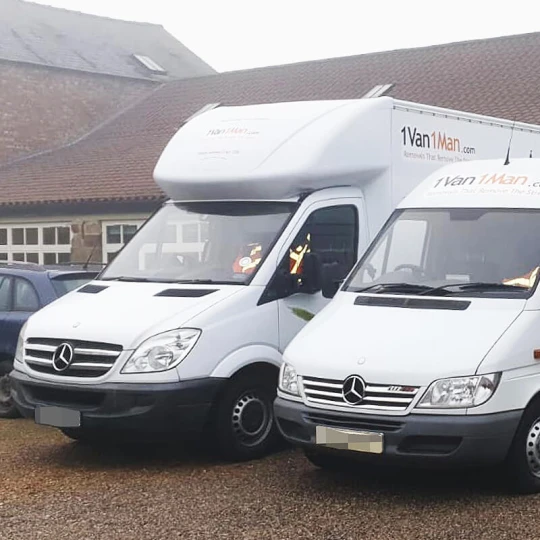 1 Van 1 Man fleet growing with its Luton van and Sprinter