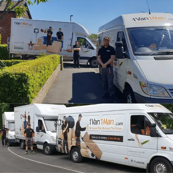 1 Van 1 Man removal vans providing house removals in York