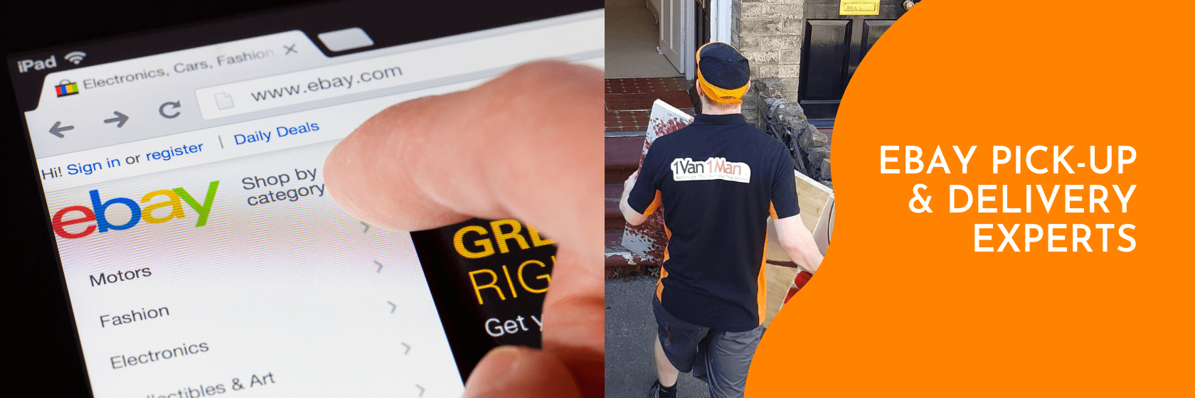 eBay Pickup & Delivery Experts York Couriers 1 Van 1 Man