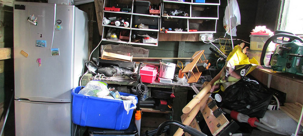 Organise the garden shed during your house move