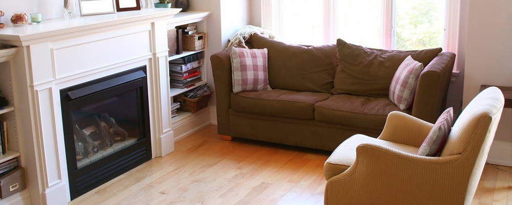 A furnished, rented property recently moved in by the tenant